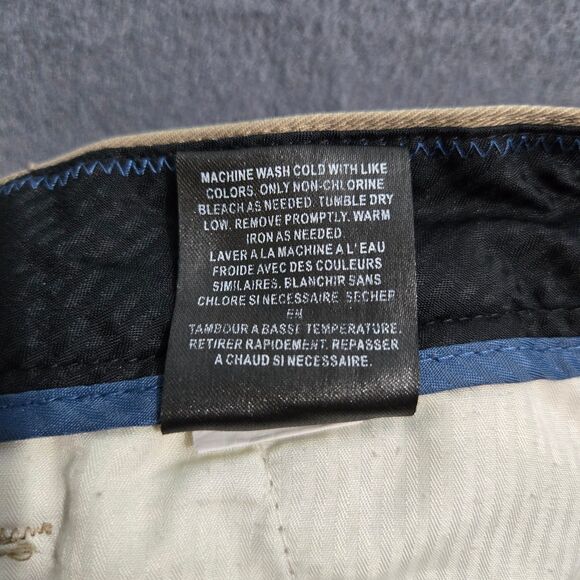 Volcom Men 31 Tan 10.5" Inseam Chino Flat Front Skater Shorts - Picture 9 of 13